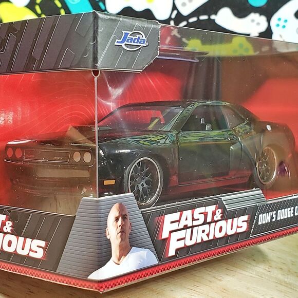 Jada Fast and the Furious Dom's Dodge Challenger SRT8 2021 1:32 Diecast Car New - Picture 11 of 11